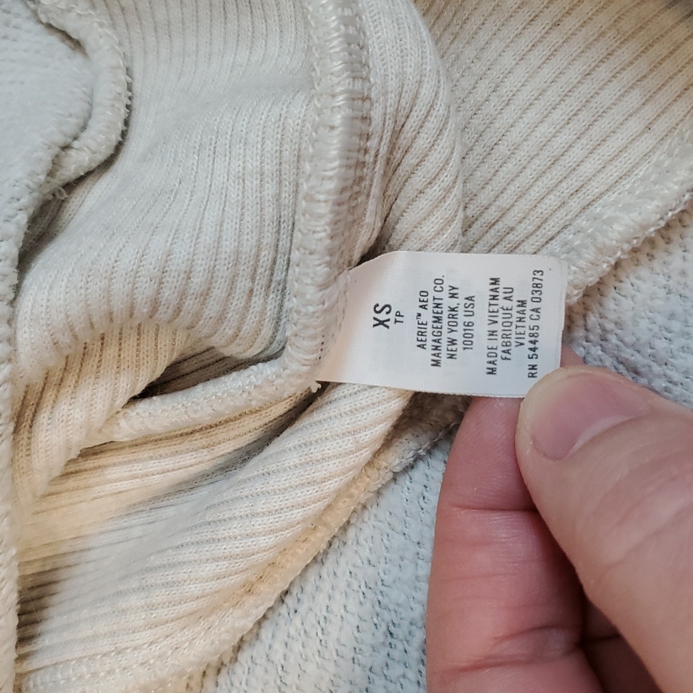 Aerie Light Camo Oversized Sweatshirt XS - Picture 10 of 16